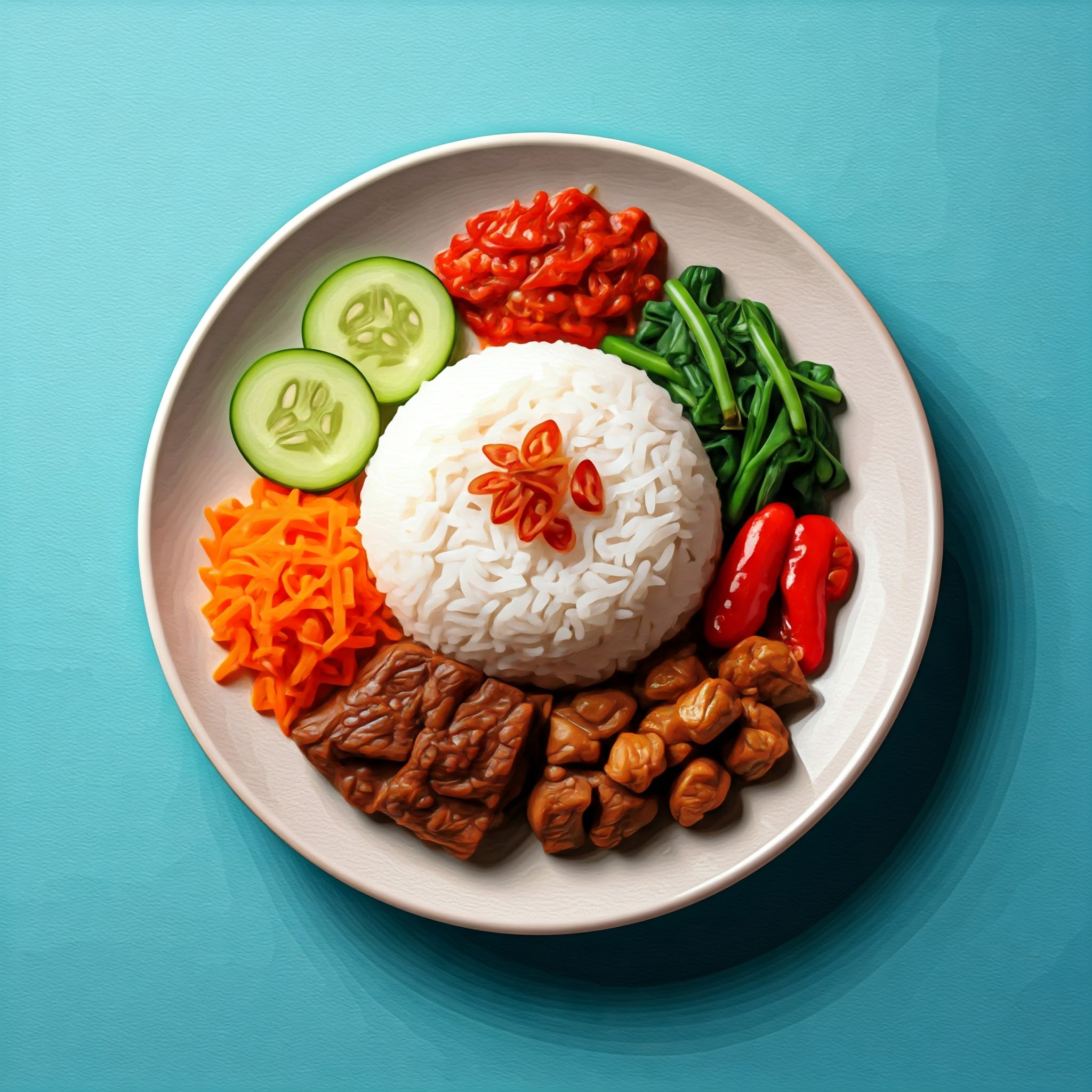 Nasi Hujan Panas Tarifi