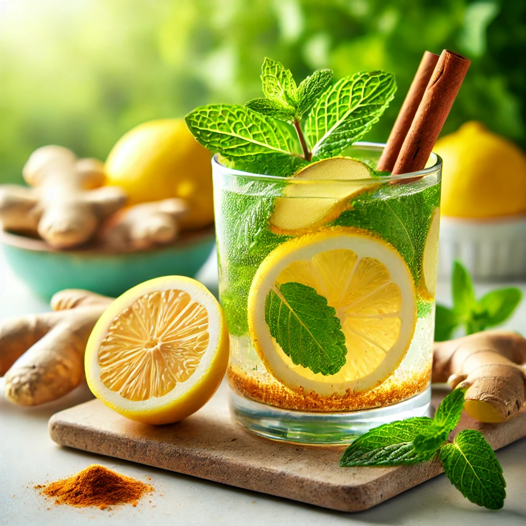 Zencefil ve Limonlu Detoks İçeceği Tarifi