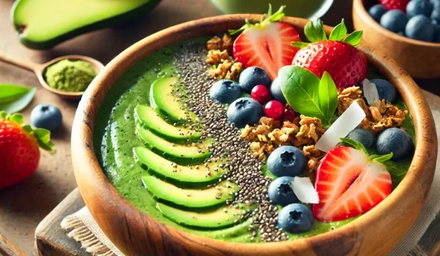 Matcha ve Avokado Smoothie Bowl Tarifi