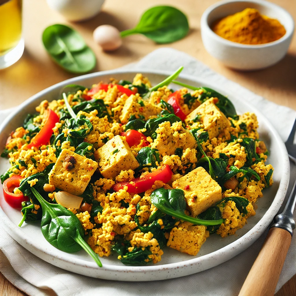 glutensiz tofu scramble