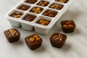 Ice Cube Tray Çikolata Lokmaları