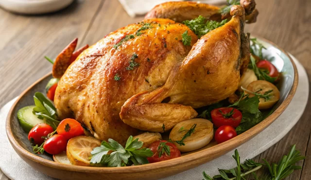 Ev yapımı Altın Tavuk