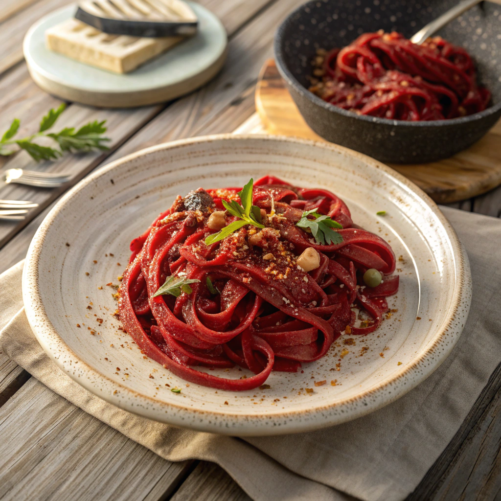 Red Velvet Pasta tarifi ile göz alıcı bir lezzet deneyimi