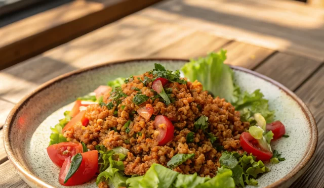Mercimekli Bulgur Salatası görseli
