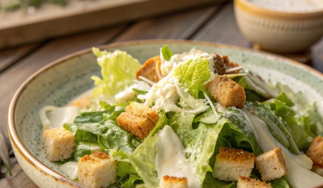 Ev yapımı Sezar Salata